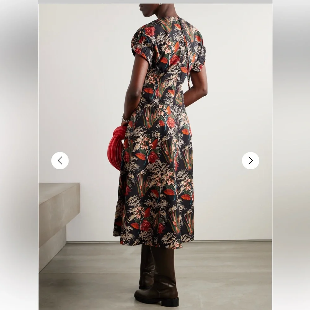 Ulla Johnson Midi Dress 6 - Picture 6 of 7